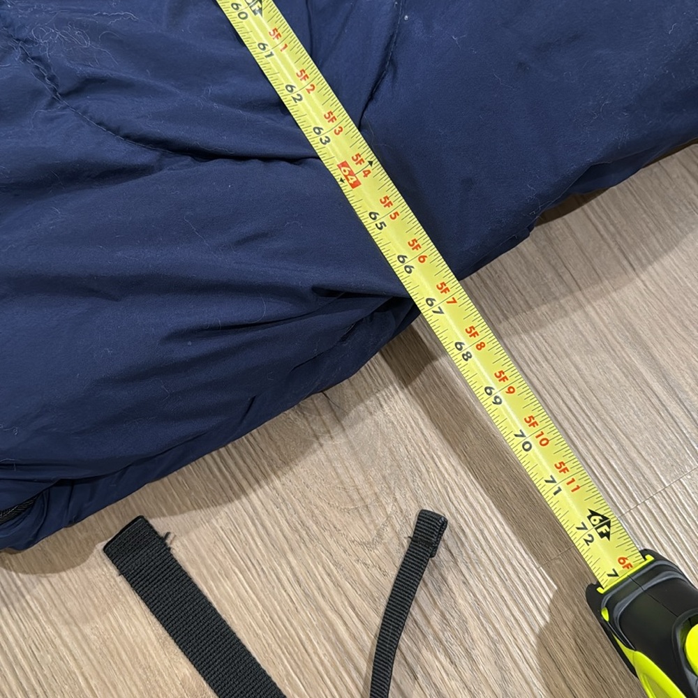 LLBean Flannel Lined Youth Sleeping Bag 20 degree EUC 67” x 30” - Picture 3 of 10